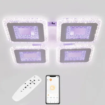 Стельова LED люстра Sunlight 5808/4 Білий Стельова LED люстра Sunlight 5808/4 Білий