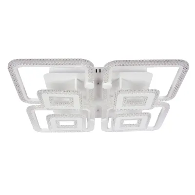 Стельова LED люстра Sunlight 5808/4+4 Білий