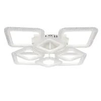 Стельова LED люстра Sunlight 6063/4+4 Білий