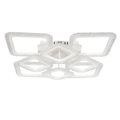 Стельова LED люстра Sunlight 6063/4+4 Білий