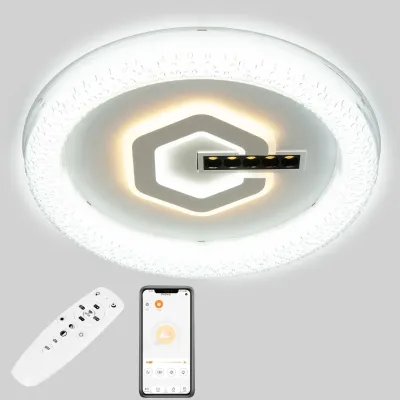 Стельова LED люстра Sunlight 6210/500 Білий Стельова LED люстра Sunlight 6210/500 Білий