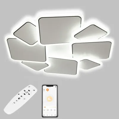 Потолочная LED люстра Sunlight 50x7 см Белый (6082/500)