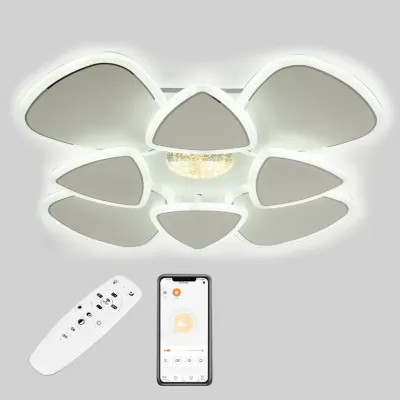 Потолочная LED люстра Sunlight 5889/4+4 Белый