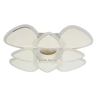 Стельова LED люстра Sunlight 5889/4+4 Білий