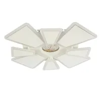 Стельова LED люстра Sunlight 5891/4+4 Білий