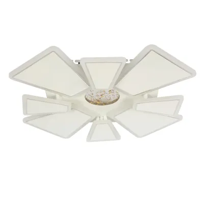 Стельова LED люстра Sunlight 5891/4+4 Білий