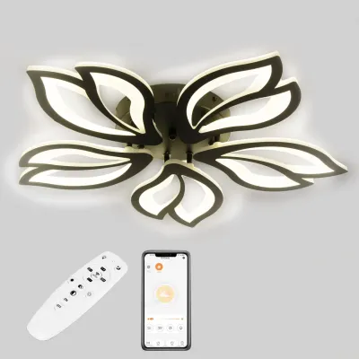 Потолочная LED люстра Sunlight 19250/5 черный Потолочная LED люстра Sunlight 19250/5 черный