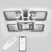 Потолочная LED люстра Sunlight W8036/4+1B СR Хром