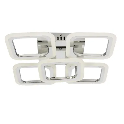 Потолочная LED люстра Sunlight W8036/4+1B СR Хром
