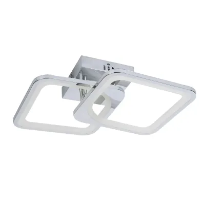 Стельова LED люстра Sunlight 8036/2 СR Хром