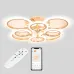 Полочна LED люстра Sunlight 5333/4+4 GLD Gold