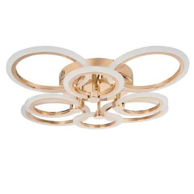 Полочна LED люстра Sunlight 5333/4+4 GLD Gold