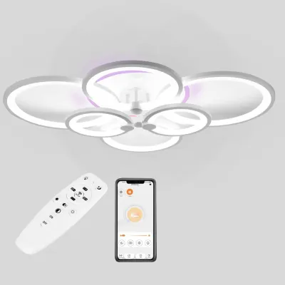 Полочна LED люстра Sunlight 5332/2+2+2 R білий Полочна LED люстра Sunlight 5332/2+2+2 R білий
