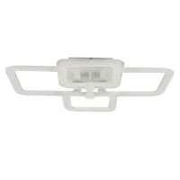 Стельова LED люстра Sunlight 5667/2+2 R білий
