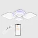 Стельова LED люстра Sunlight 5631/2+2 R білий