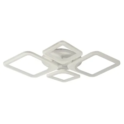 Стельова LED люстра Sunlight 5631/2+2 R білий