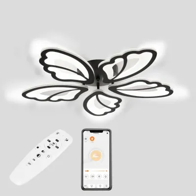 Потолочная LED люстра Sunlight L77045/5 черный Потолочная LED люстра Sunlight L77045/5 черный