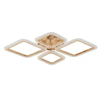 Стельова LED люстра Sunlight 5331/2+2 Gold