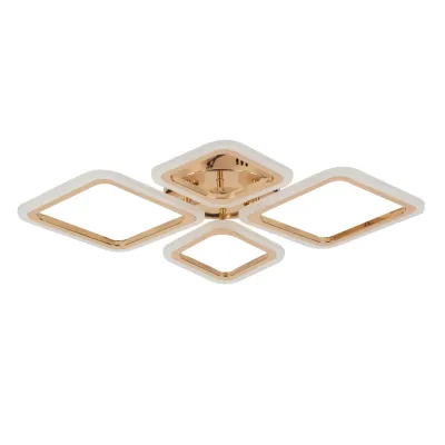 Стельова LED люстра Sunlight 5331/2+2 Gold