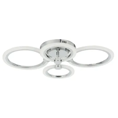 Стельова LED люстра Sunlight 5333/2+2 хром