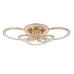 Стельова LED люстра Sunlight 5332/2+2+2 Gold
