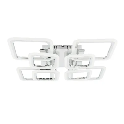 Стельова LED люстра Sunlight 5331/4+4 хром