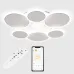 Стельова люстра LED Sunlight 5890/3+3 Білий