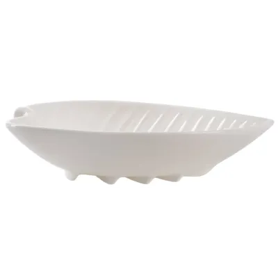 Блюдо LED Leaf Deep 35.5х25x5 см Белый (6990644)