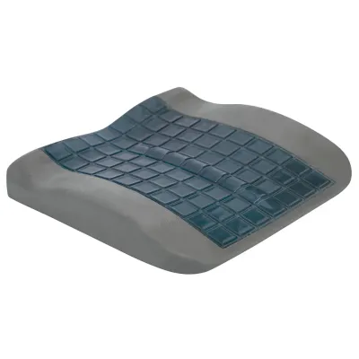 Бамбуковая подушка для кресла Qmed Seat Back Cushion 2в1 37х34 см Серый