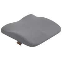 Бамбуковая подушка для кресла Qmed Seat Back Cushion 2в1 37х34 см Серый