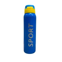 Термос-поїлка з трубочкою Stenson MT-3455 500 мл Sport Blue