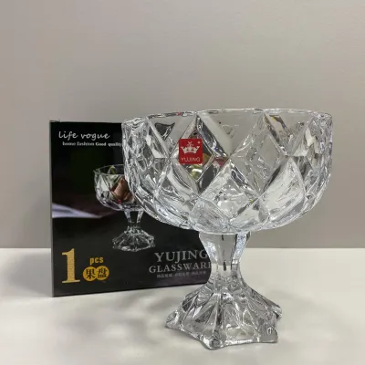 Конфетница Yujing 7081-2 Diamond 17.8 см Конфетница Yujing 7081-2 Diamond 17.8 см