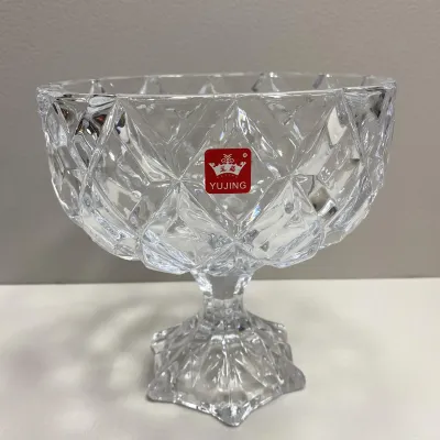 Конфетница Yujing 7081-2 Diamond 17.8 см Конфетница Yujing 7081-2 Diamond 17.8 см