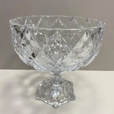 Конфетница Yujing 7081-2 Diamond 17.8 см Конфетница Yujing 7081-2 Diamond 17.8 см