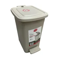 Контейнер для сміття Elif Plastik 344 з педалькою 8 л Бежевий (22080) Контейнер для сміття Elif Plastik 344 з педалькою 8 л Бежевий (22080)