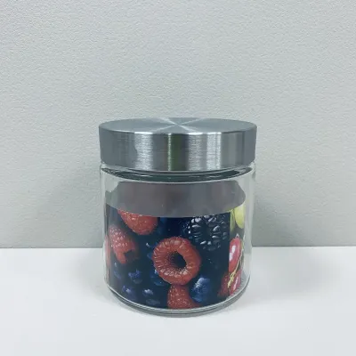 Банка з кришкою для сипучих продуктів S&T 7056-2 850 мл Банка з кришкою для сипучих продуктів S&T 7056-2 850 мл