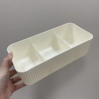 Органайзер Lova Plastik LV-243 3 відділення Молочний Органайзер Lova Plastik LV-243 3 відділення Молочний