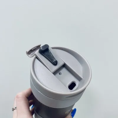 Термочашка з кришкою Stenson 6784 450 мл Сірий Термочашка з кришкою Stenson 6784 450 мл Сірий