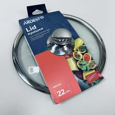 Кришка скляна Ardesto Gemini AR0722G 22 см Кришка скляна Ardesto Gemini AR0722G 22 см