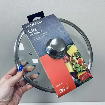 Крышка стеклянная Ardesto Gemini AR0724G 24 см