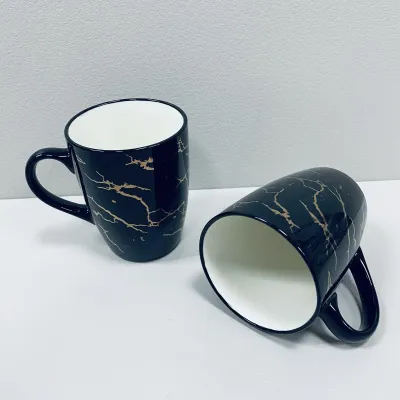 Чашка фарфоровая BonaDi 905-238 360 мл Black Marble Чашка фарфоровая BonaDi 905-238 360 мл Black Marble
