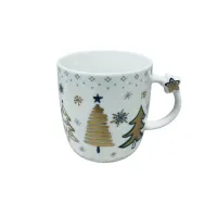 Чашка порцелянова BonaDi 311-135 Beautiful Winter Ялинки 360 мл