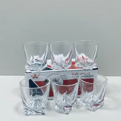 Набір чарок Quadro Yujing GlassWare 3139/1745 6 шт 50 мл