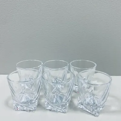 Набір чарок Quadro Yujing GlassWare 3139/1745 6 шт 50 мл