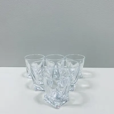 Набір чарок Quadro Yujing GlassWare 3139/1745 6 шт 50 мл