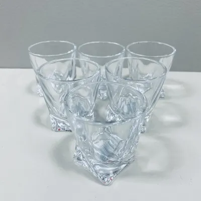 Набір чарок Quadro Yujing GlassWare 3139/1745 6 шт 50 мл