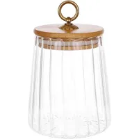 Банка з кришкою BonaDi Едінбург 650 мл Прозорий DP231531 Банка з кришкою BonaDi Едінбург 650 мл Прозорий DP231531