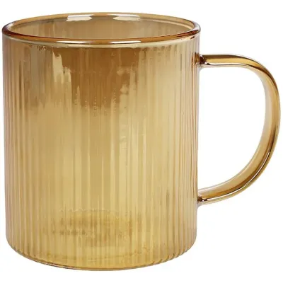 Скляний кухоль BonaDi Amber 350 мл Коричневий DP231594