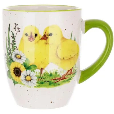 Чашка BonaDi Chicks of spring 340 мл Різнокольоровий DP231600