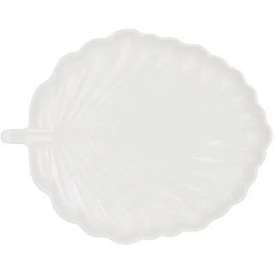 Блюда порцелянові BonaDi White City Leaf набір 38х28 см Білий 2 шт DP231688